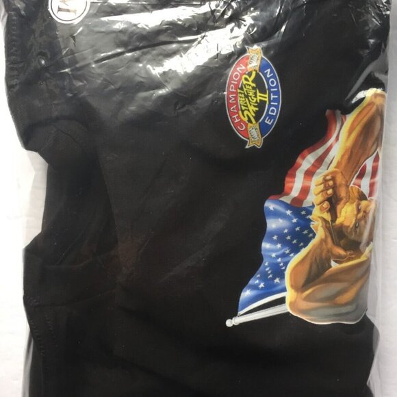 NEW Satruday Morning Cards Street Fighter Guile Men's Medium T-Shirt - Picture 6 of 7